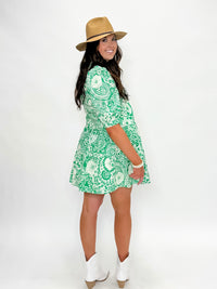 Lucky Paisley Tiered Dress
