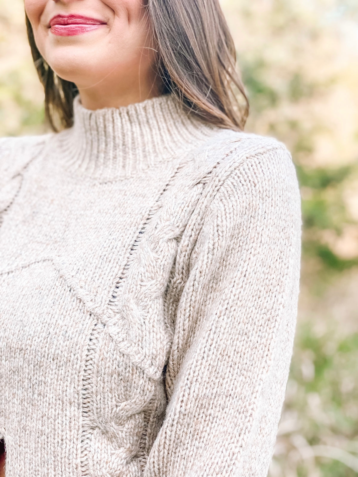 Fall Is For You Turtleneck Cutout Sweater