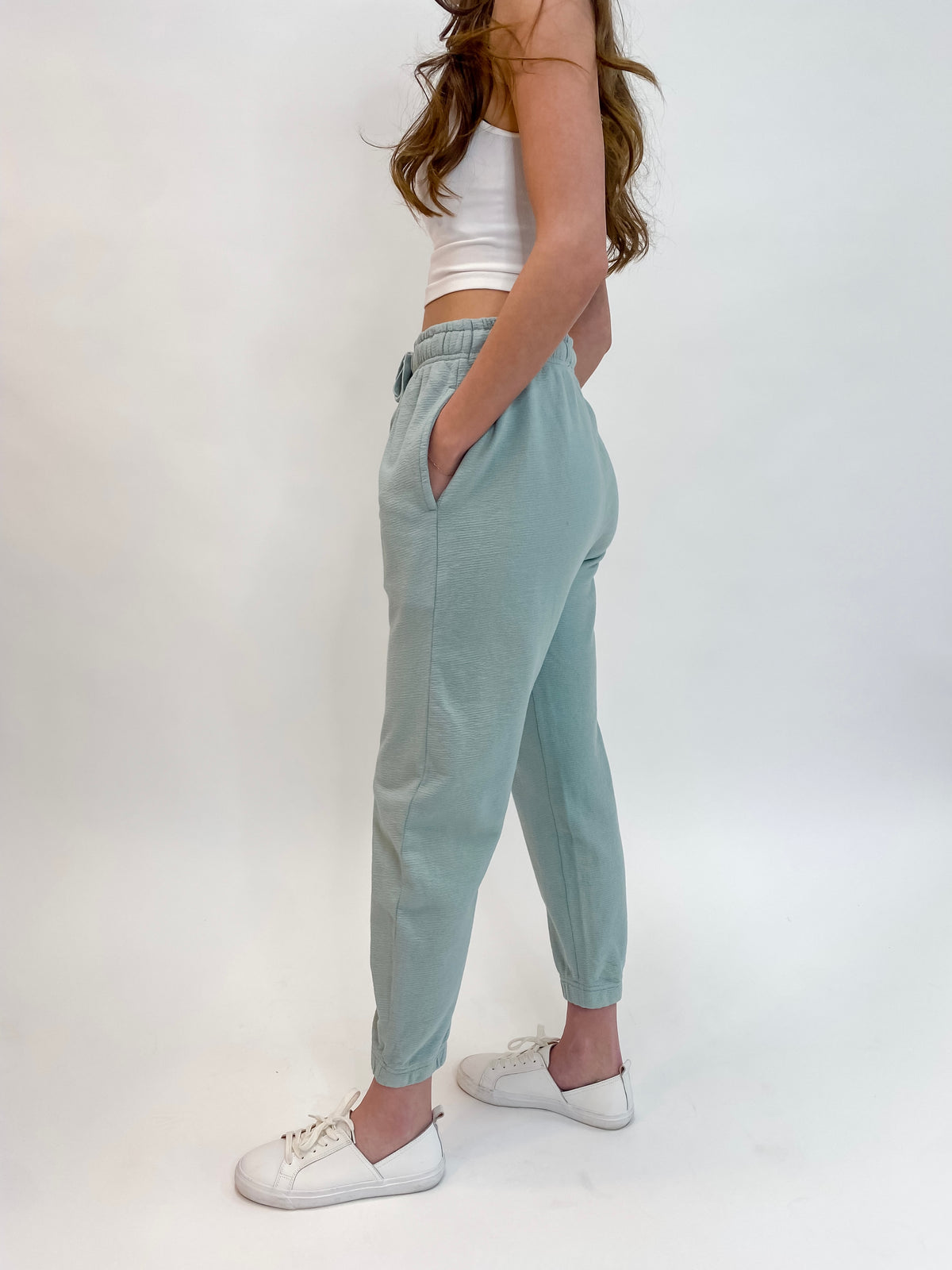 Not Your Basic Sweatpants Blue Clay