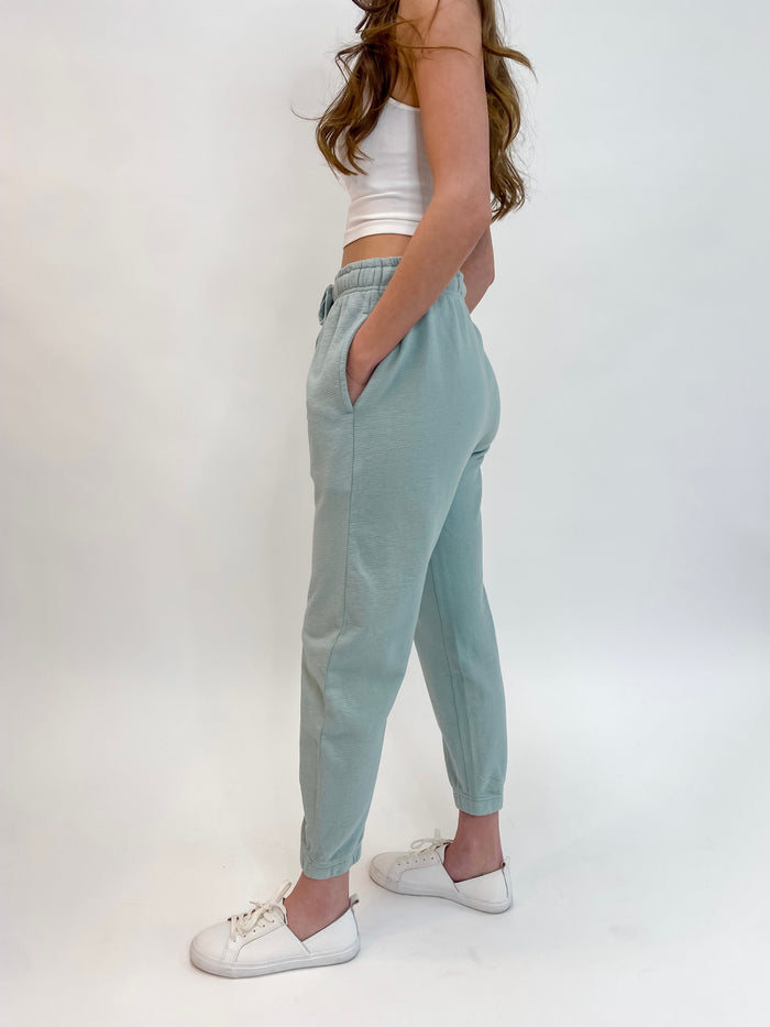 Not Your Basic Sweatpants Blue Clay