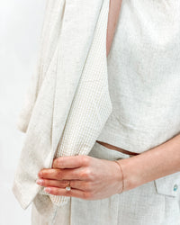 Faux Leather Shorts Winter White