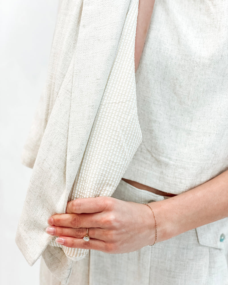 Faux Leather Shorts Winter White