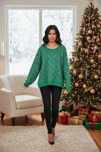 Ho Ho Ho -Green Sweater