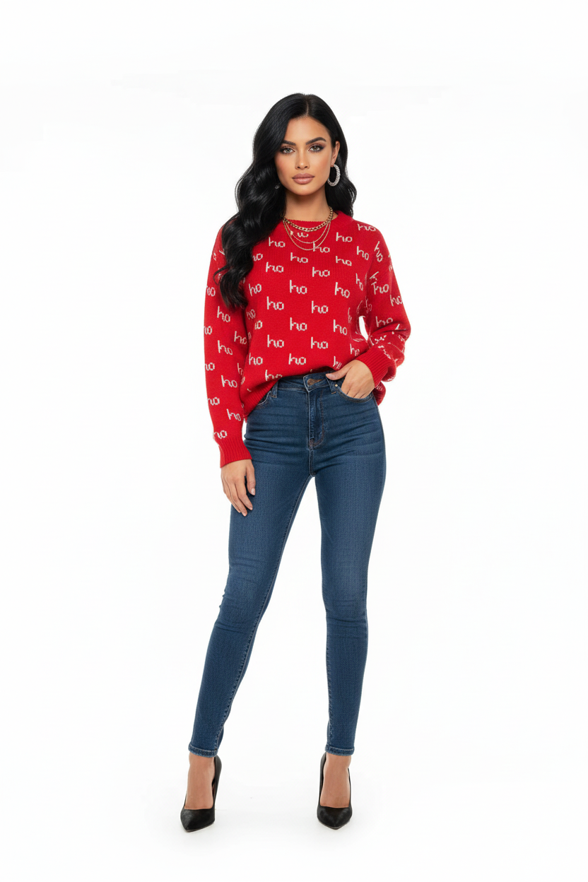 Ho Ho Ho - Red Sweater