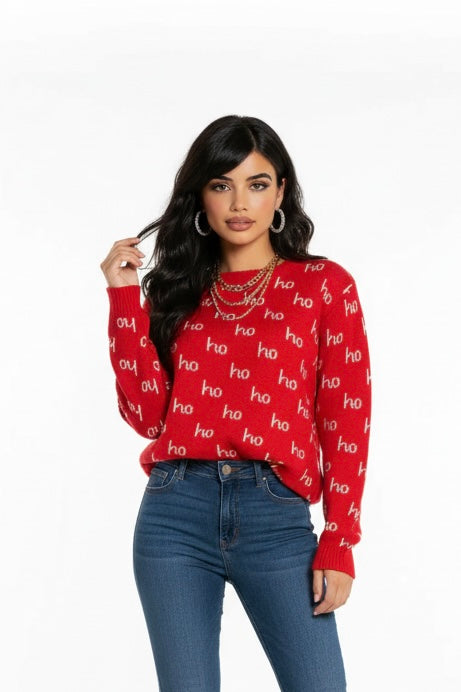 Ho Ho Ho - Red Sweater