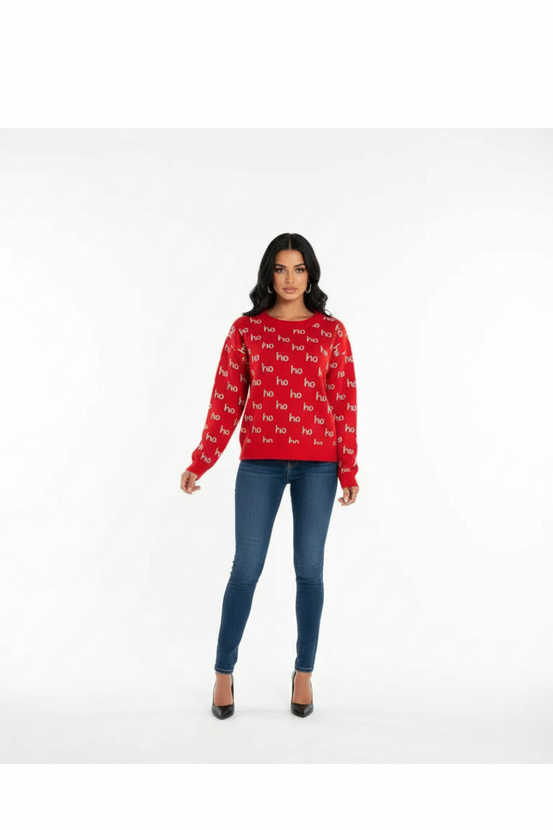 Ho Ho Ho - Red Sweater
