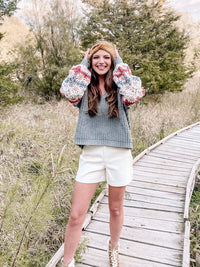 Always On Trend Crochet Multi Sleeve Sweater