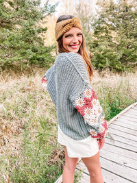 Always On Trend Crochet Multi Sleeve Sweater