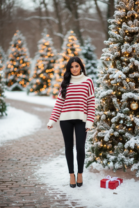 Candy Cane Sweater