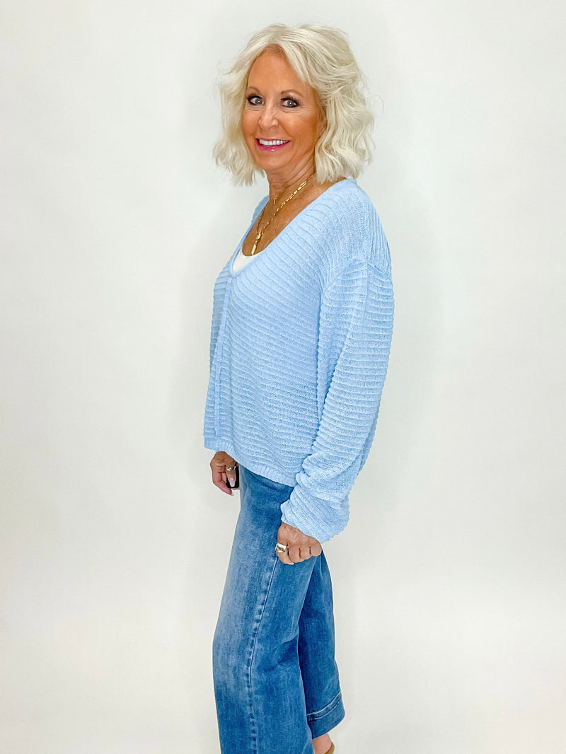 Blue Skies Forever Light Weight Sweater