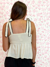 Sweet Stitch Tie Tank
