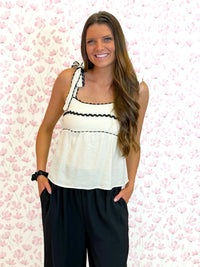 Sweet Stitch Tie Tank