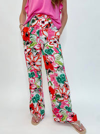 Tropical Bloom Relaxed Pants