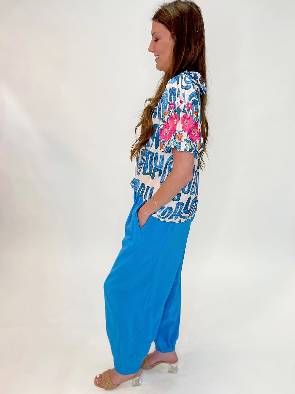 Bright Azure Breeze Pants