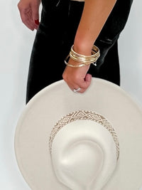 Golden Harmony Bangle Bracelet