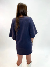 Midnight Patriot Graphic Tee Dress