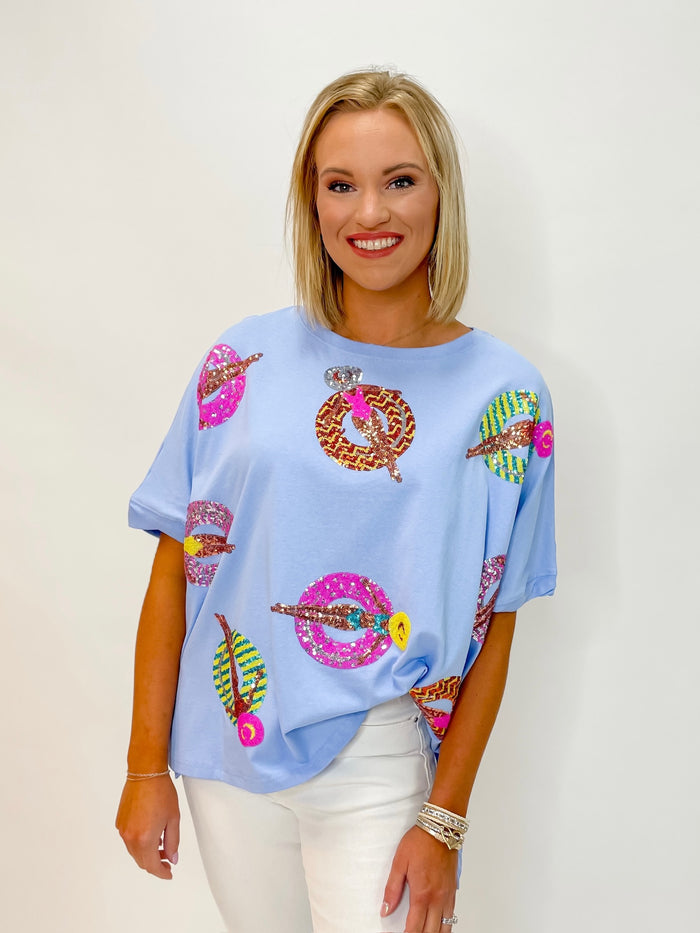 Summer Float Sequin Tee