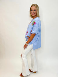 Summer Float Sequin Tee