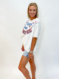 Stars and Stripes Sequin Graphic Tee