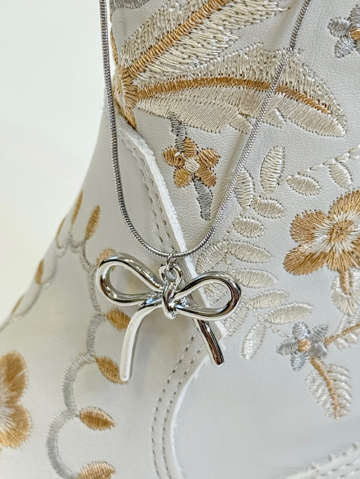 Dorothy Bow Tie Necklace