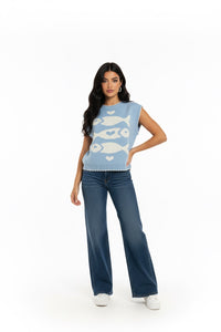 Sweet Catch Knit Sweater Vest