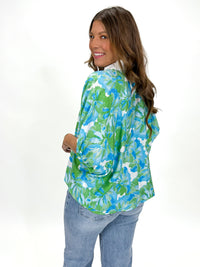 Island Bloom Oversized Top