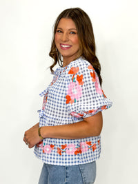 Sweet Magnolia Embroidered Blouse