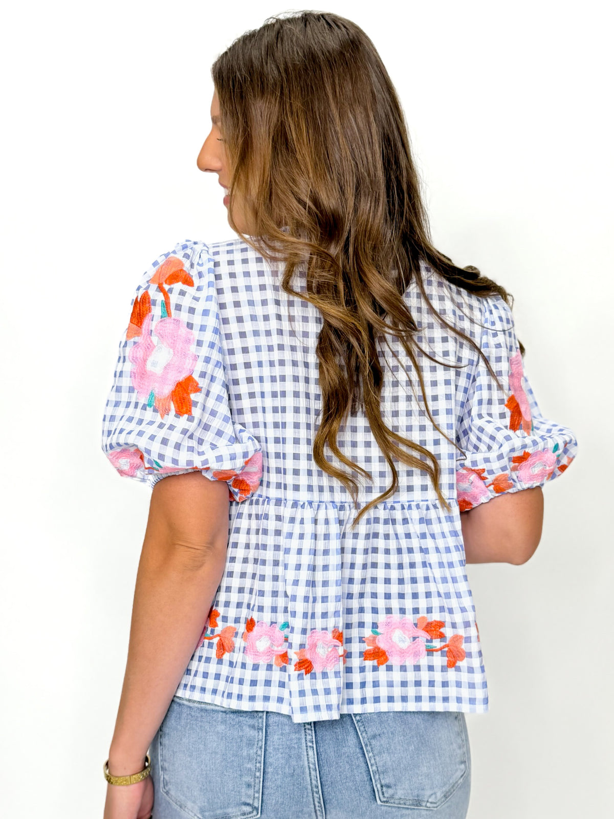 Sweet Magnolia Embroidered Blouse