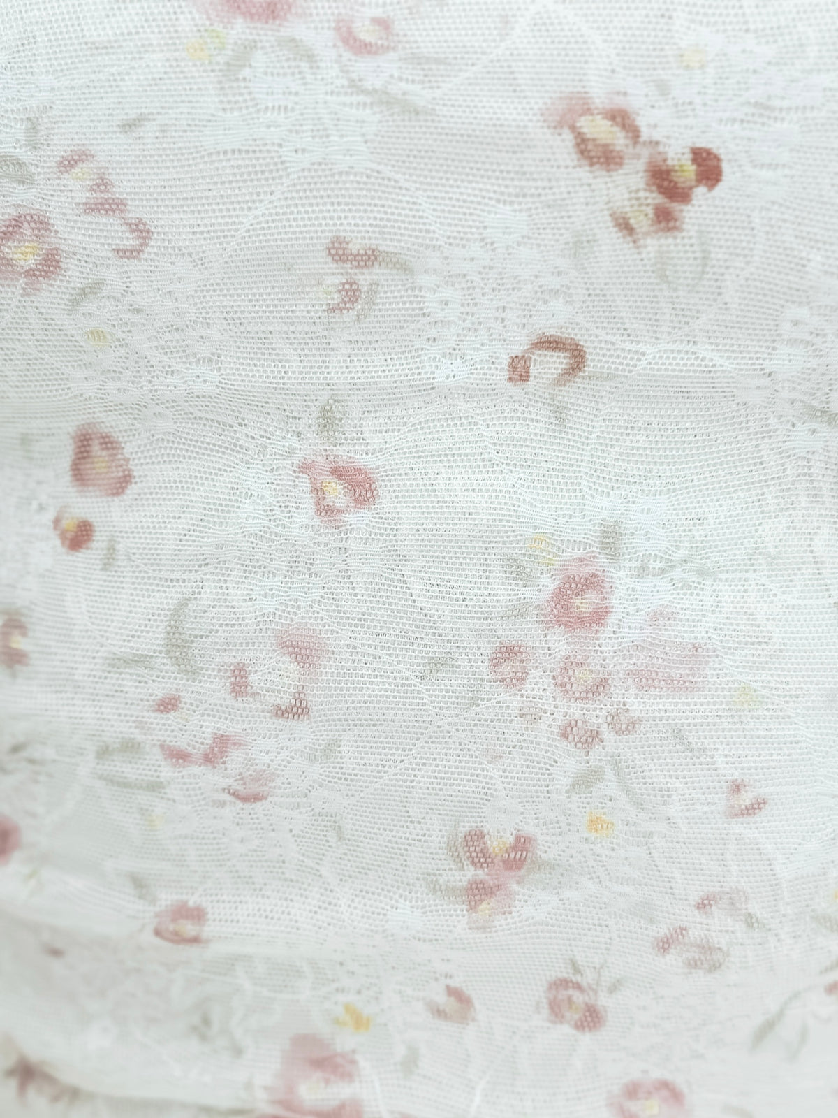 Rose Mist Sheer Mesh Top
