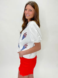 Patriotic Ice Cream Sequin Tee