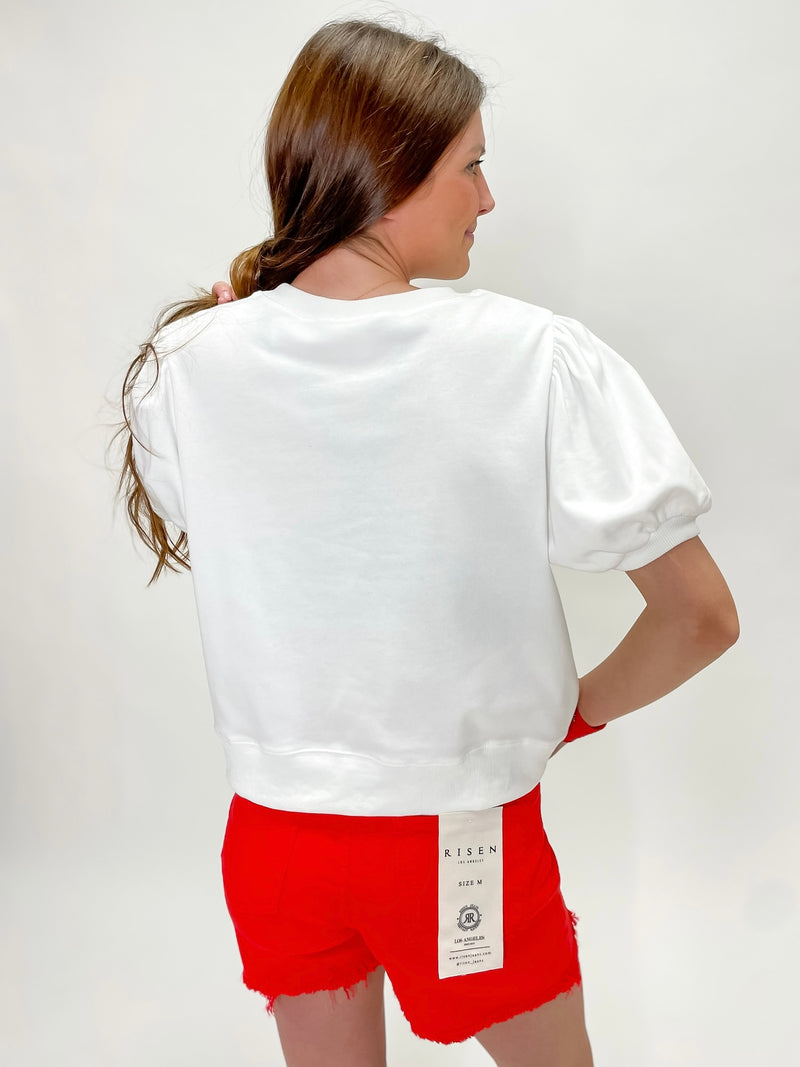 Patriotic Ice Cream Sequin Tee