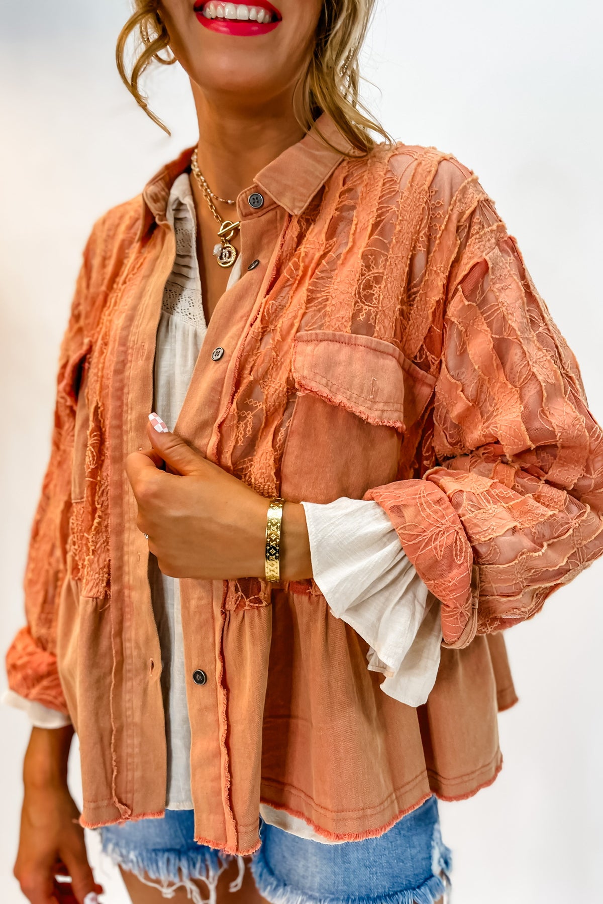 When I Say Pumpkin You Say Patch Lace Jacket
