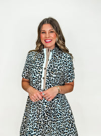 Leopard Lane Poplin Dress