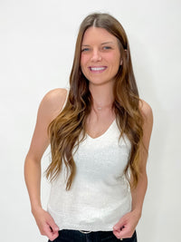 Ivory Breeze Knit Tank