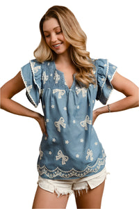 Cowgirl Dreams Embroidered Top
