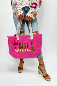 Chill With Me Hot Pink Shoulder Bag