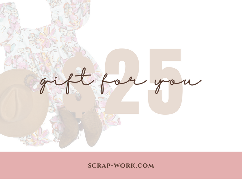 Scrap-Work Boutique Gift Certificate