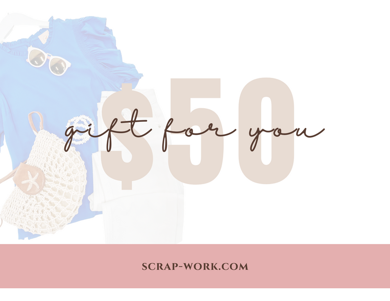 Scrap-Work Boutique Gift Certificate