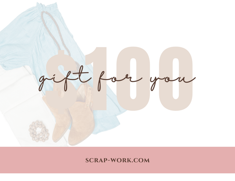 Scrap-Work Boutique Gift Certificate