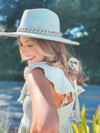 Dime Store Cowgirl Ruffle Dress-Green